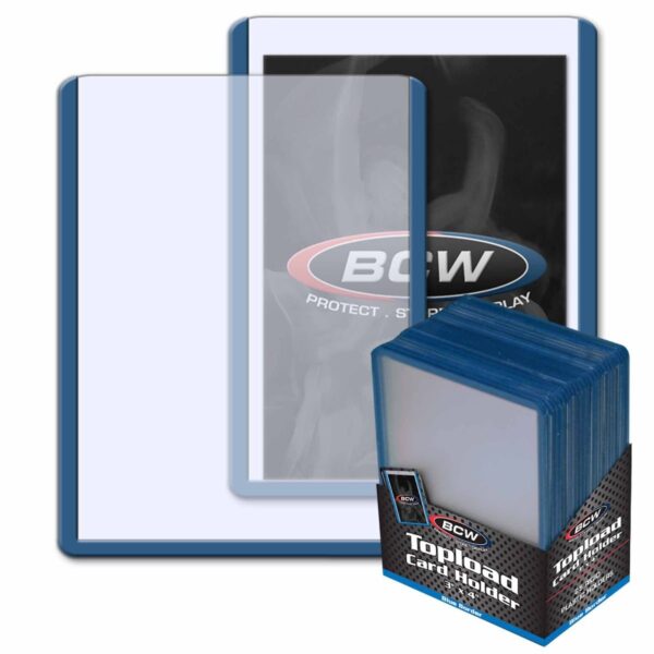 BCW Topload 3 x 4" (Blue Border) (25 ct.)