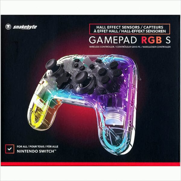 Switch Controller Wireless Gamepad RGB S Snakebyte