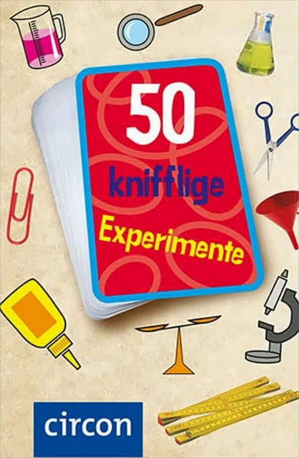 50 knifflige Experimente: Karten für kleine Forscher und Wissenschaftler (Karten für Kinder)