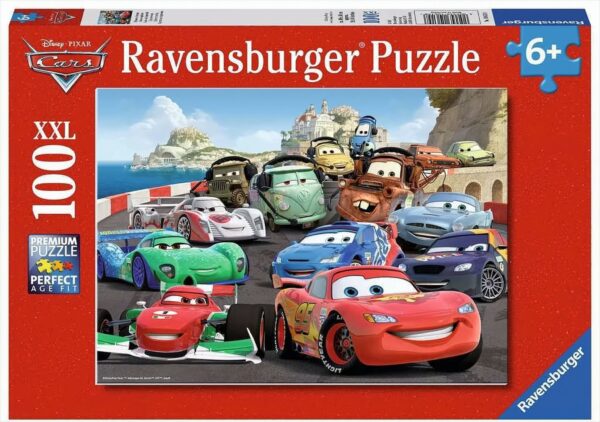 Cars - Brisantes Rennen - Puzzle XXL, 100 Teile