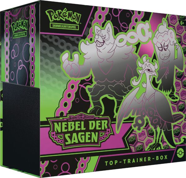 Pokémon Top-Trainer-Box Karmesin & Purpur - Nebel der Sagen