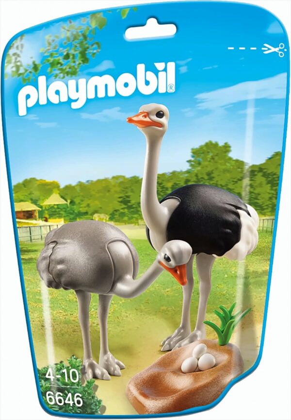 PLAYMOBIL 6646 Straußenpaar mit Nest