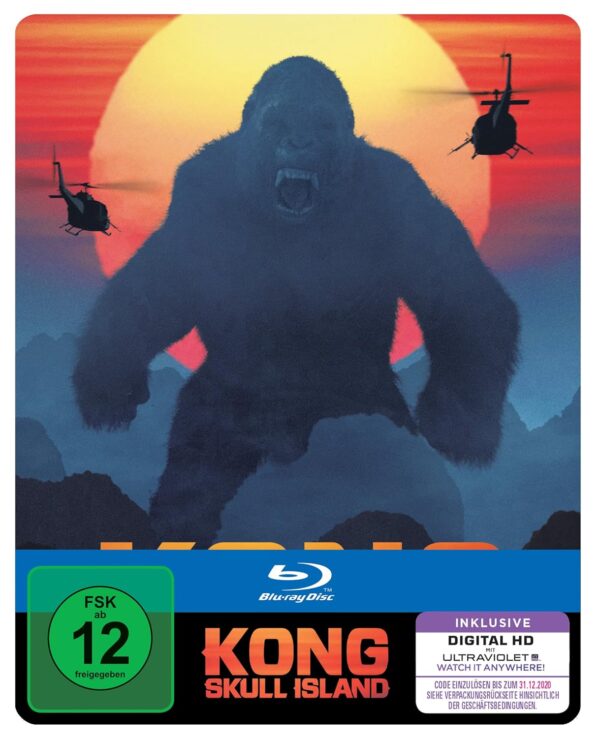 Kong: Skull Island [Steelbook] 3D Blu-ray [Limited Edition]