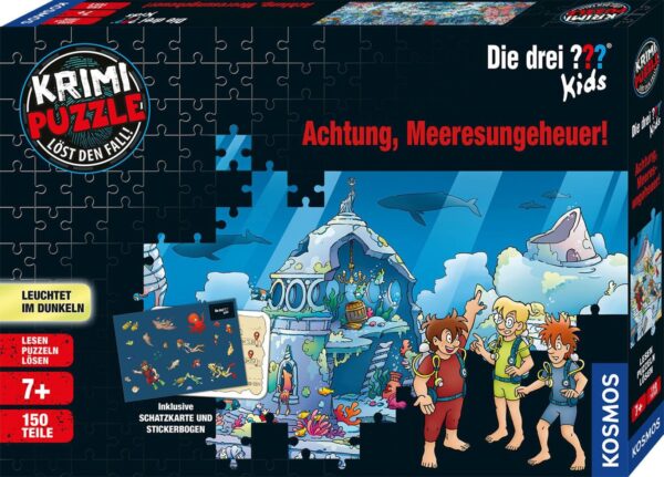 Krimi Puzzle Die Drei Fragezeichen Kids: Achtung, Meeresungeheuer