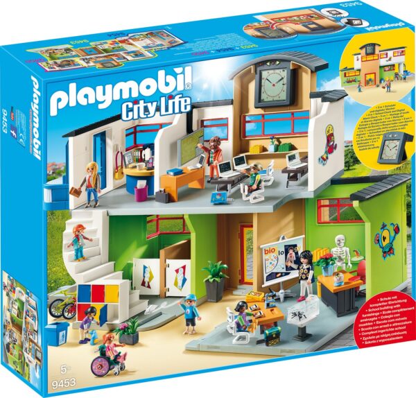 PLAYMOBIL 9453 - City Life - Große Schule mit Einrichtung