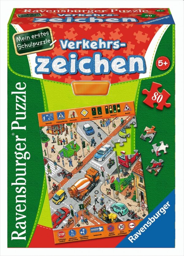 Mein erstes Schulpuzzle: Verkehrszeichen - Puzzle