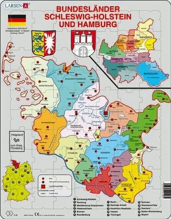 Bundesländer Schleswig Holstein und Hamburg