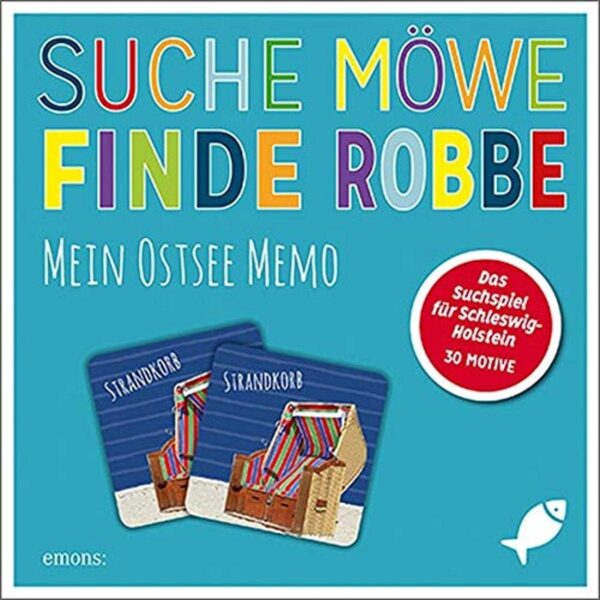 Suche Möwe – Finde Robbe. Mein Ostsee Memo: Memory mit 30 liebevoll gestalteten Motiven