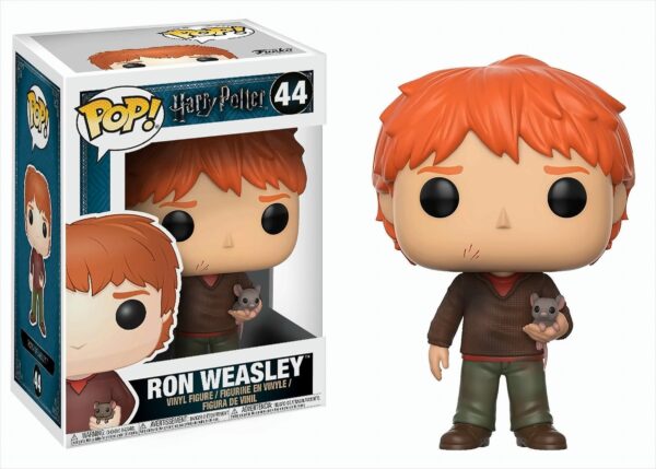 Funko Pop Harry Potter Ron Weasley with Scabbers 44